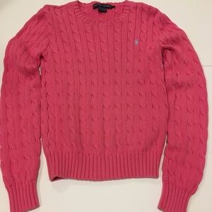 • Ralph Lauren Sweater • Pink & Baby Blue •